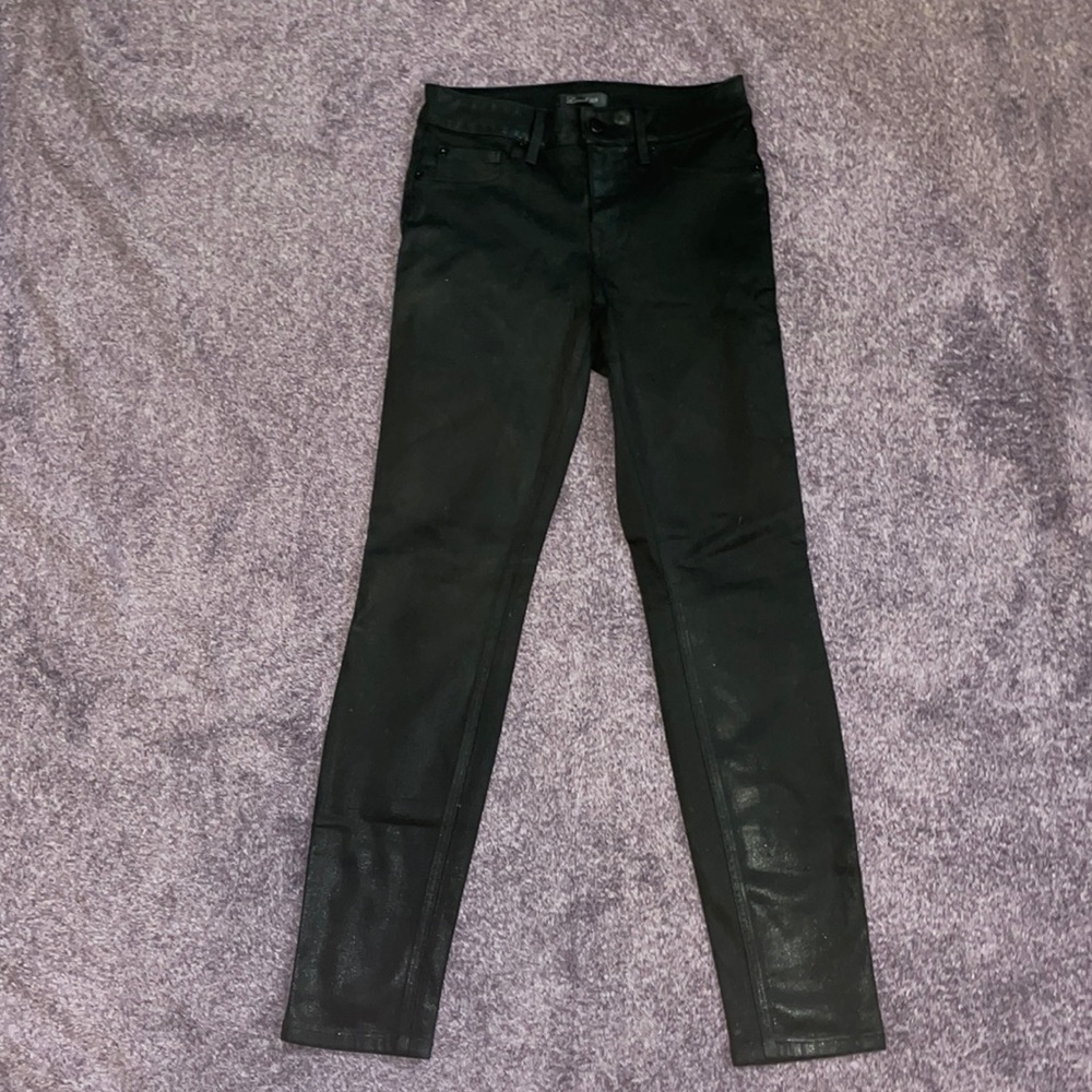 Level 99 straight black skinny jeans
